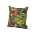 B Cushion Graphic Leaves